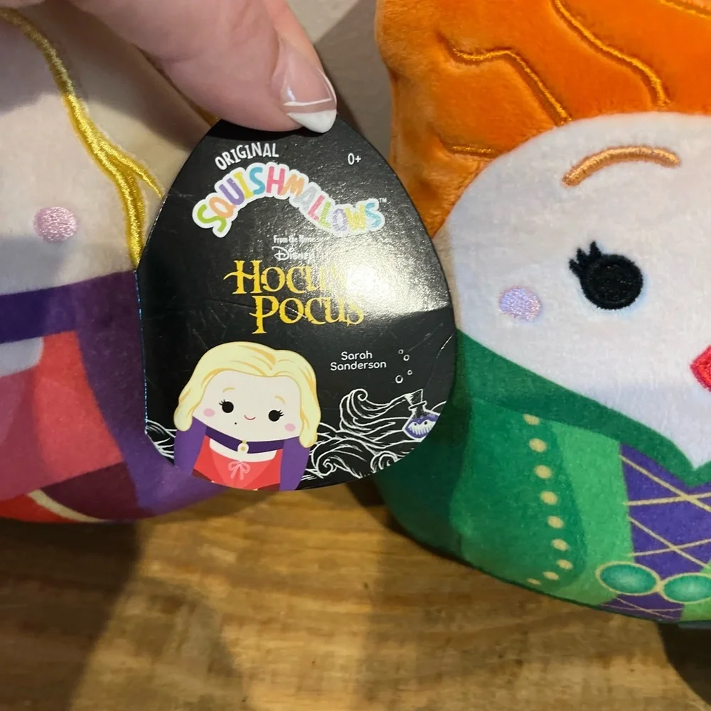 Squishmallow Hocus‎ pocus sanderson sister bundle NWT 5”